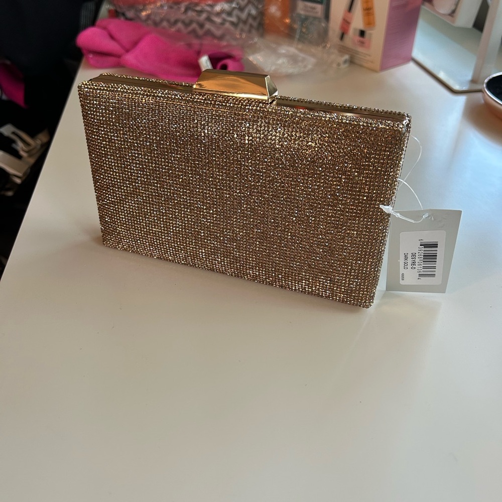 Elegant Gold Clutch Bag